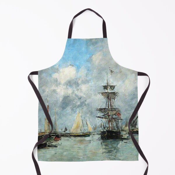Item preview, Trouville Harbour by Eugene Boudin designed and sold by tomorrowsart.