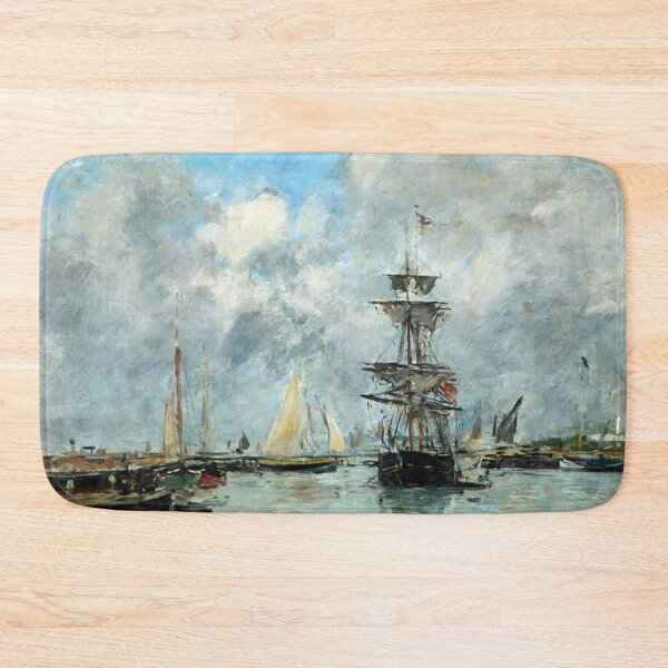 Item preview, Trouville Harbour by Eugene Boudin designed and sold by tomorrowsart.