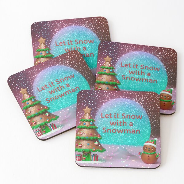 Item preview, Let it snow with snowman ginger designed and sold by ManikRaja.