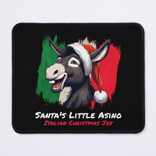 Item preview, Santa's Little Asino | Italian Christmas Donkey | Italian Christmas Joy designed and sold by VeronicaBlend.