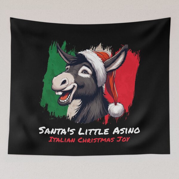 Item preview, Santa's Little Asino | Italian Christmas Donkey | Italian Christmas Joy designed and sold by VeronicaBlend.