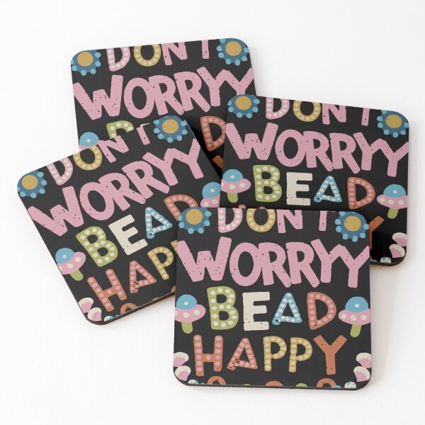 Item preview, Don't Worry Bead Happy Funny Beading Saying Classic T-Shirt designed and sold by MizoX7.