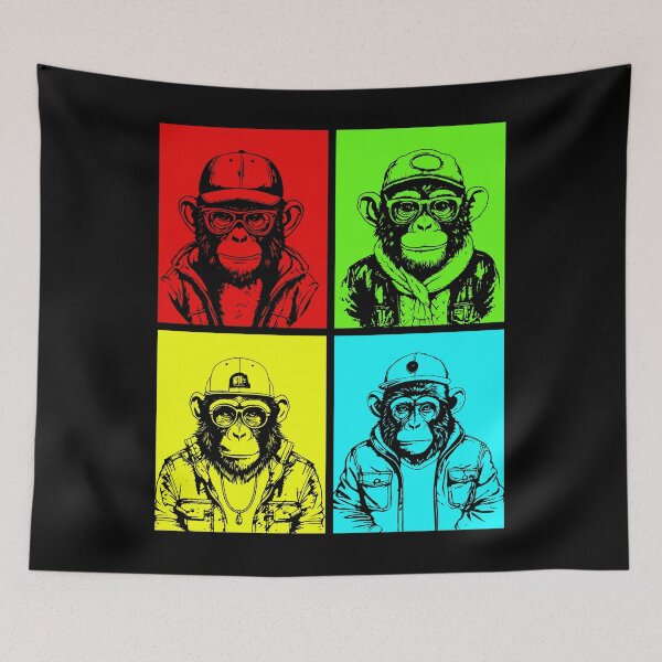 Item preview, Chimpanzee Portrait designed and sold by moniowate.