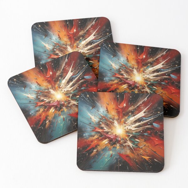 Item preview, Explore "Simplistic & Minimalistic Star Collision Art" designed and sold by ArtificialGenes.