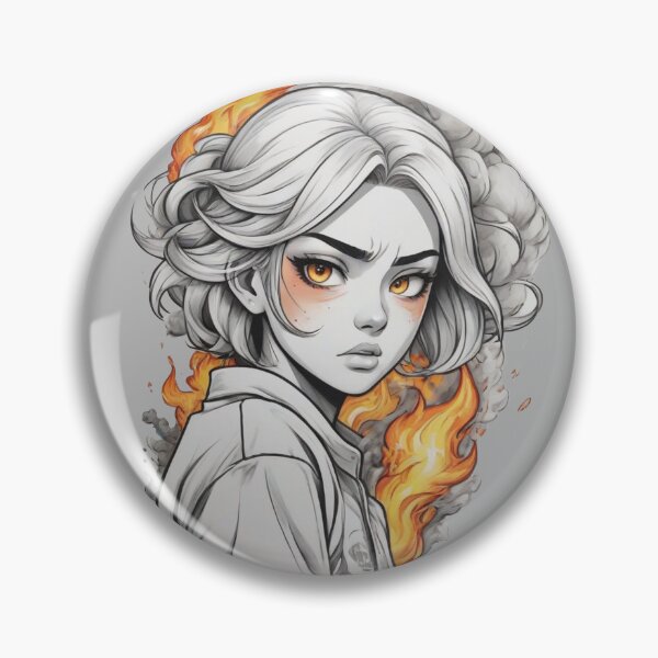 Item preview, Angry  girl  on fire x.23 designed and sold by Moeruonnanoko.
