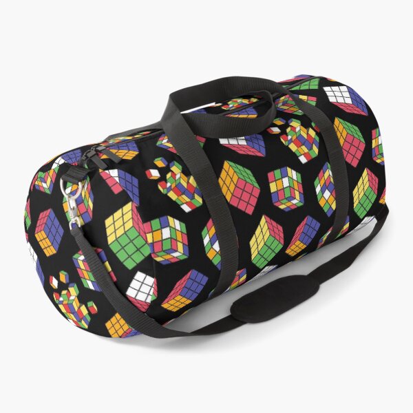Item preview, Rubiks Cube Pattern On Black designed and sold by Ayesha Saleem.