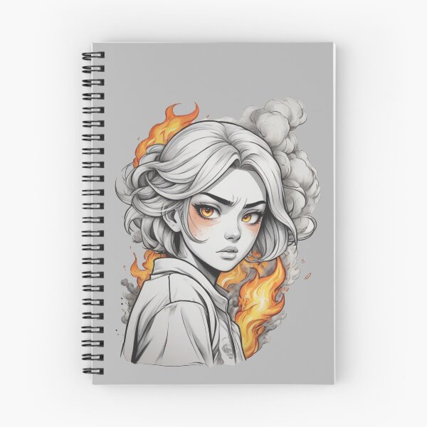 Item preview, Angry  girl  on fire x.23 designed and sold by Moeruonnanoko.