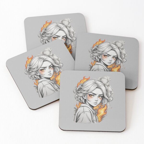 Item preview, Angry  girl  on fire x.23 designed and sold by Moeruonnanoko.