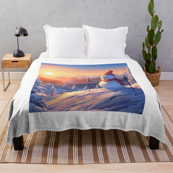 Item preview, Winter Sunset Skiing Adventure designed and sold by Shirtastically.