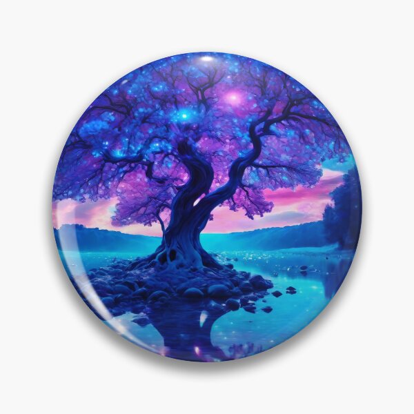 Item preview, Magic tree at night, reflection in the lake designed and sold by stevanovicigor.