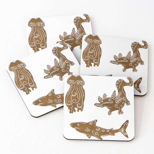 Item preview, Gingerbread Sea Animals designed and sold by StudioHK.