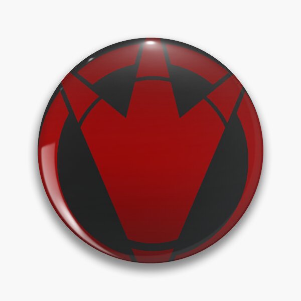 Artikelvorschau, Power Ranger Dino Thunder Logo rot und schwarz. entworfen und verkauft von ligershop.