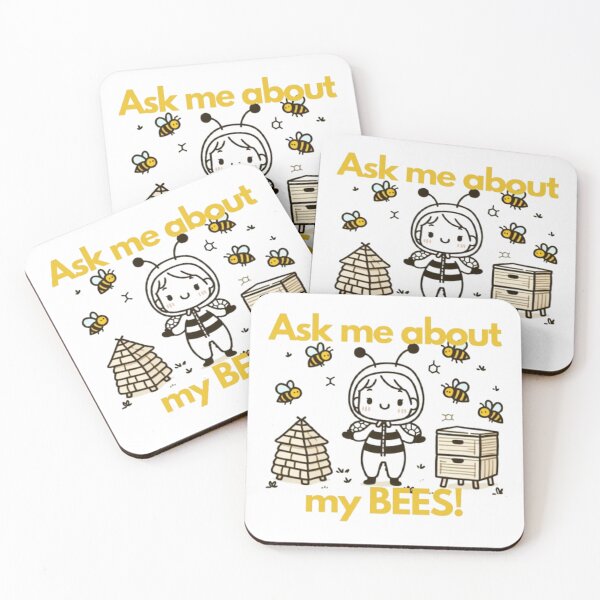 Item preview, Beekeeper: Ask Me About My Bees! designed and sold by MagickDragon.