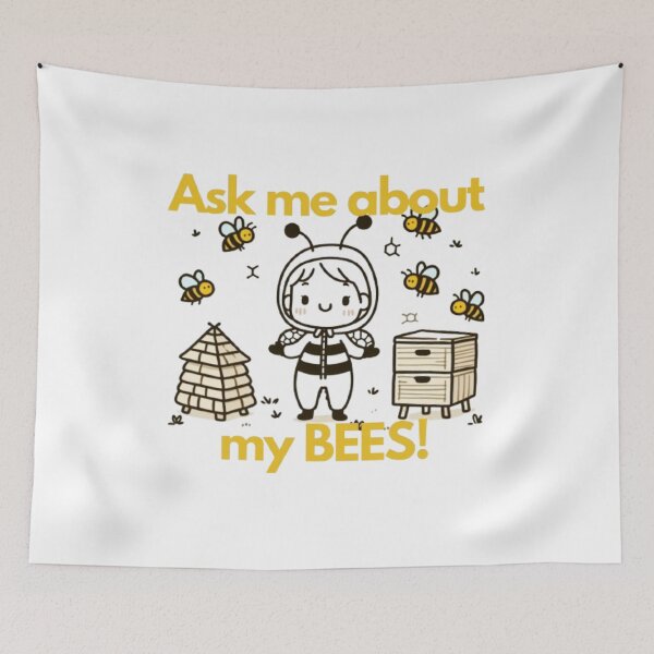 Item preview, Beekeeper: Ask Me About My Bees! designed and sold by MagickDragon.