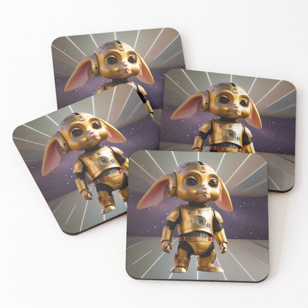 Item preview, Rabbit Robot in Galaxy  designed and sold by BotunPeony.