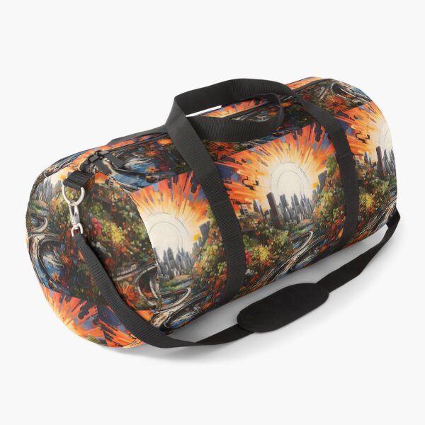 Item preview, Nature blending with urban landscape designed and sold by AI-Only Creations.