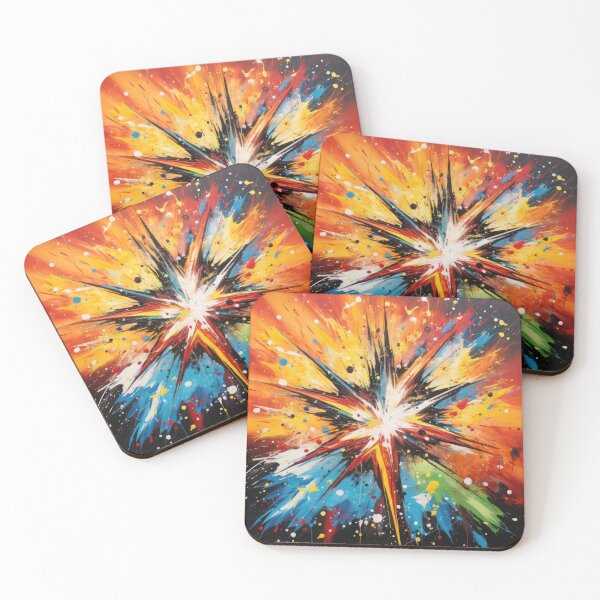 Item preview, Explore "Simplistic & Minimalistic Star Collision Art" designed and sold by ArtificialGenes.