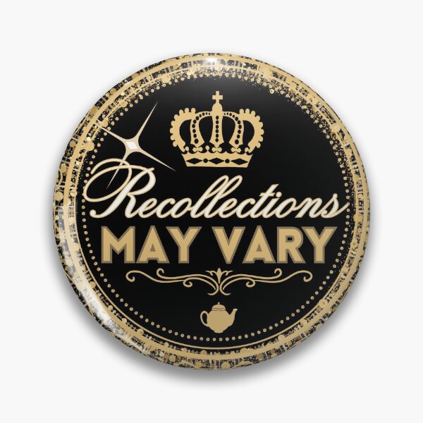 Item preview, Recollections may vary designed and sold by sianelliot.