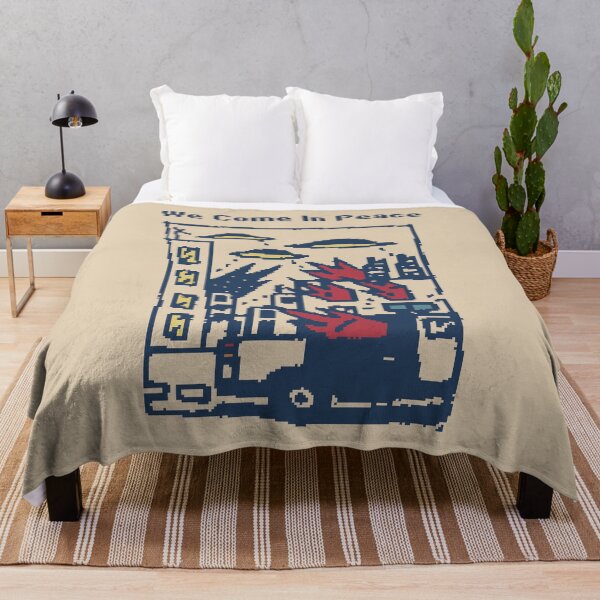 Item preview, We Come In Peace - 8bit Pixel Art designed and sold by pxlboy.