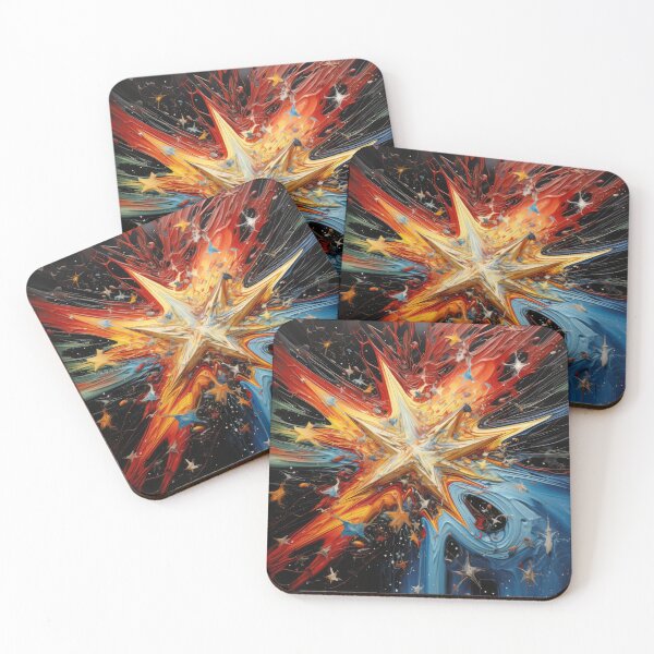 Item preview, Explore "Simplistic & Minimalistic Star Collision Art" designed and sold by ArtificialGenes.