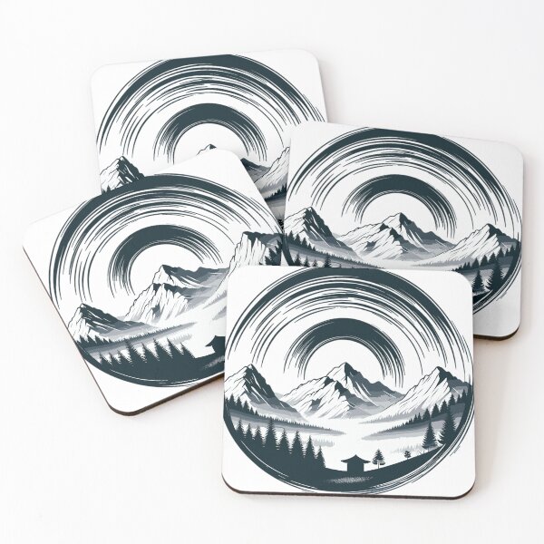 Item preview, Contemplative mountain landscape designed and sold by LongIslandDesgn.