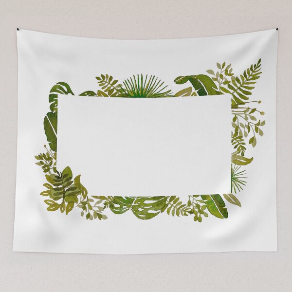 Item preview, Watercolor foliage frame designed and sold by dreamtravel.