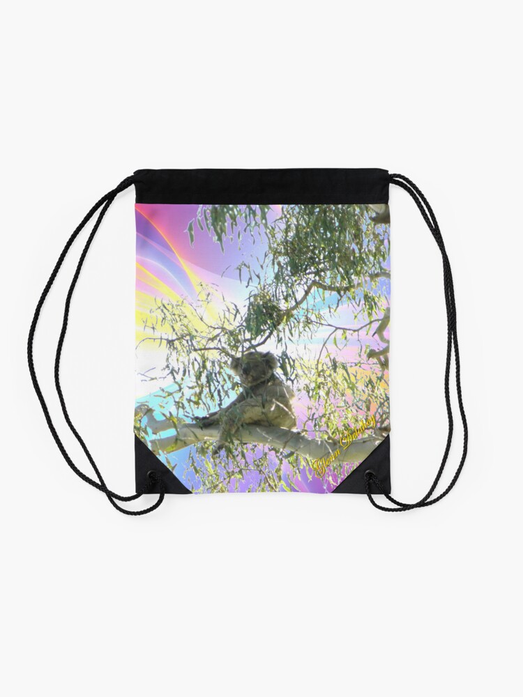 Thumbnail 2 of 3, Drawstring Bag, Fugue designed and sold by GlennDelahoy.