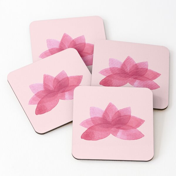 Item preview, Lotus flower watercolour pink designed and sold by Artbylees.