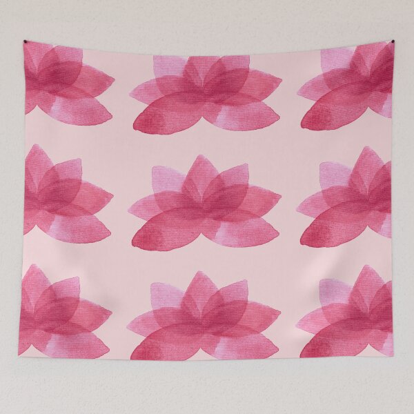 Item preview, Lotus flower watercolour pink designed and sold by Artbylees.