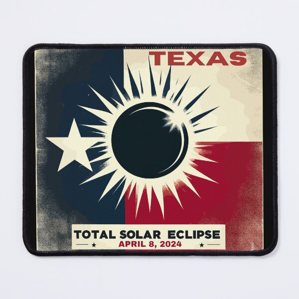 Item preview, Texas Total solar eclipse 2024 designed and sold by TomFrontierArt.