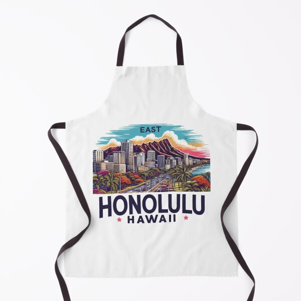 Item preview, Honolulu, Hawaii, Watercolor Illustration designed and sold by PaintMeWorld.