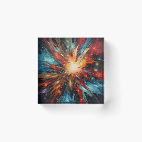 Item preview, Explore "Simplistic & Minimalistic Star Collision Art" designed and sold by ArtificialGenes.