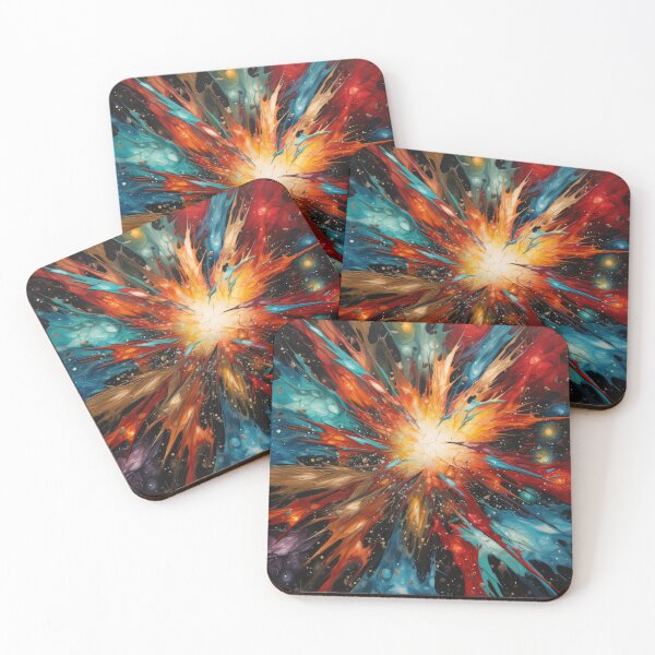 Item preview, Explore "Simplistic & Minimalistic Star Collision Art" designed and sold by ArtificialGenes.
