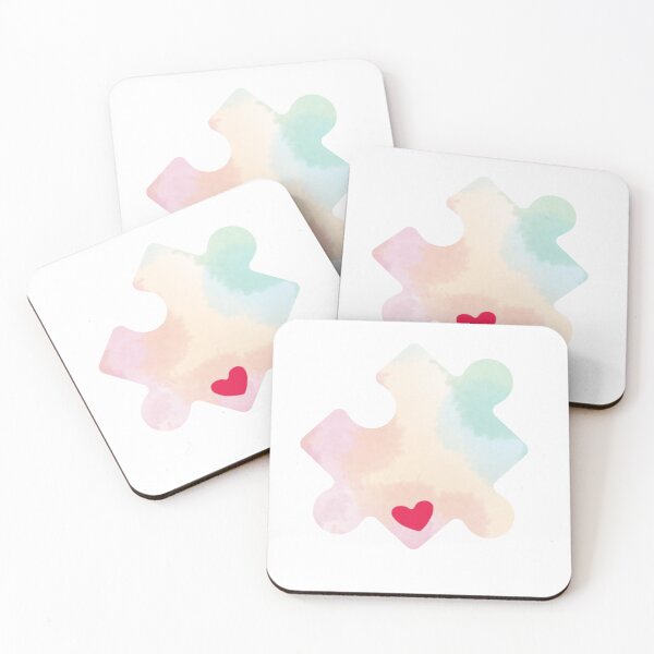 Item preview, Heartfelt Puzzle Tee: Embracing Uniqueness with Love designed and sold by Think Ink Print.