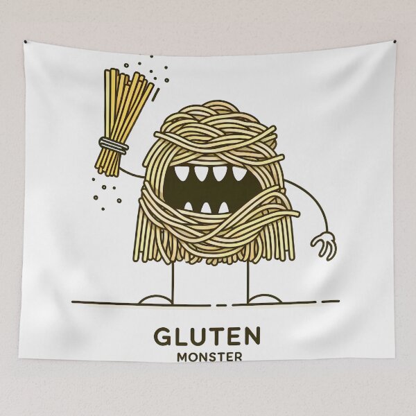 Item preview, Gluten Monster  designed and sold by OzzFrequency.