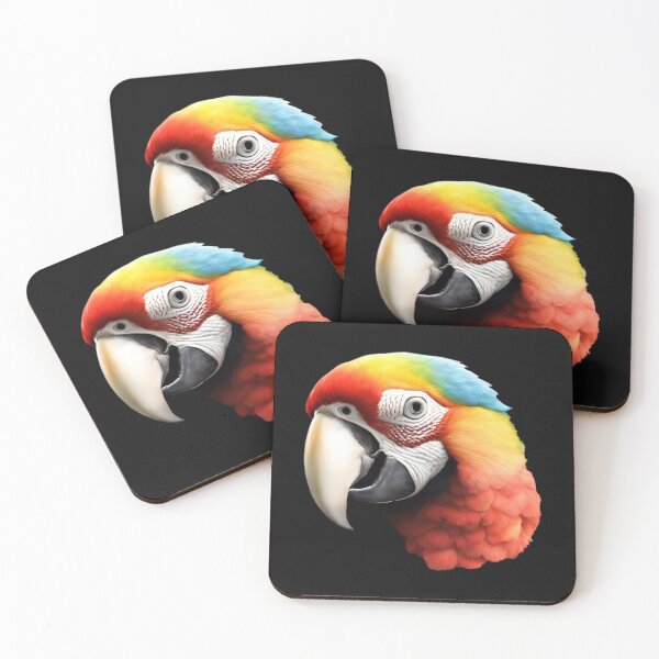 Item preview, Beautiful Head Colorful Parrot designed and sold by Aquillashop.