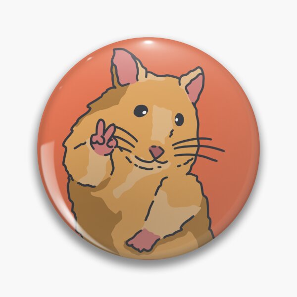 Item preview, Peace Hamster Meme designed and sold by Chanaika4.
