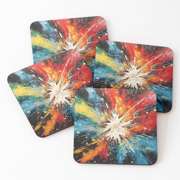 Item preview, Explore "Simplistic & Minimalistic Star Collision Art" designed and sold by ArtificialGenes.