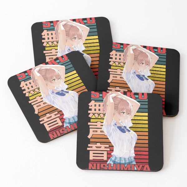 Item preview, Shouko Nishimiya A Silent Voice Retro Anime Design  designed and sold by Wafusaurus.