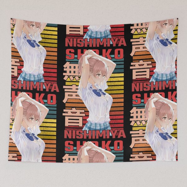 Item preview, Shouko Nishimiya A Silent Voice Retro Anime Design  designed and sold by Wafusaurus.