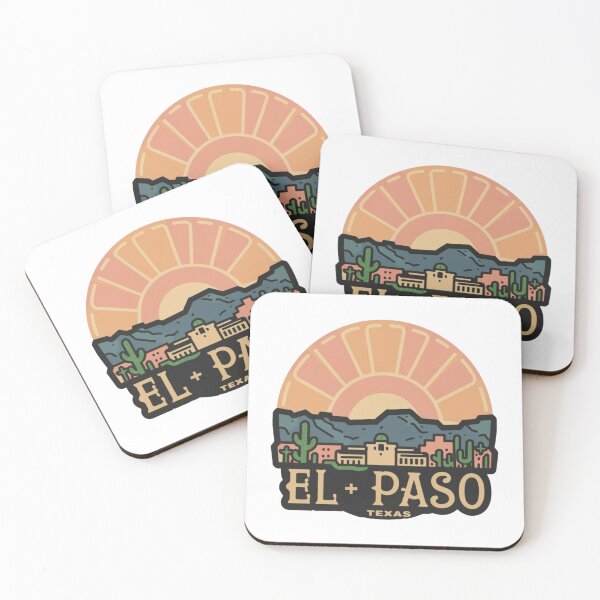 Item preview, El Paso, Texas | A sunset with cactus designed and sold by CircinusStore.