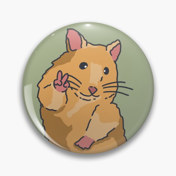 Item preview, Peace Hamster Meme designed and sold by Chanaika4.