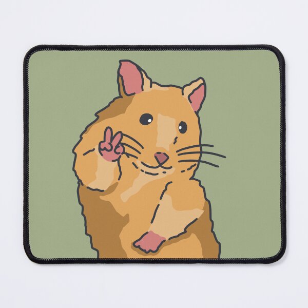Item preview, Peace Hamster Meme designed and sold by Chanaika4.