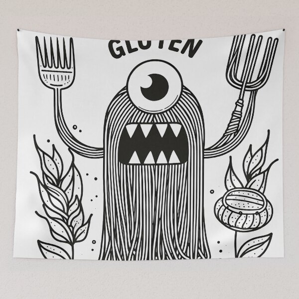 Item preview, Gluten Monster designed and sold by OzzFrequency.