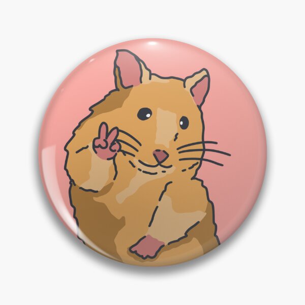 Item preview, Peace Hamster Meme designed and sold by Chanaika4.