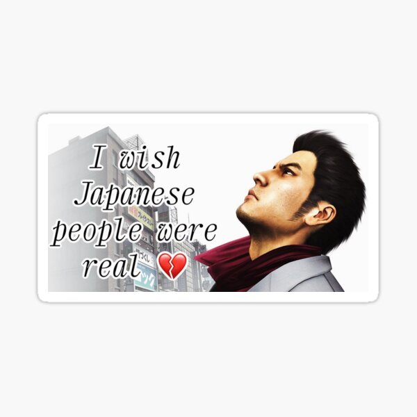 Item preview, I wish Japanese People Were Real Yakuza Meme designed and sold by MerikuroCreates.