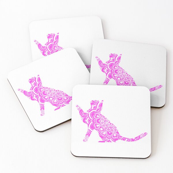 Item preview, Pink Mandala Cat designed and sold by danitacreate.