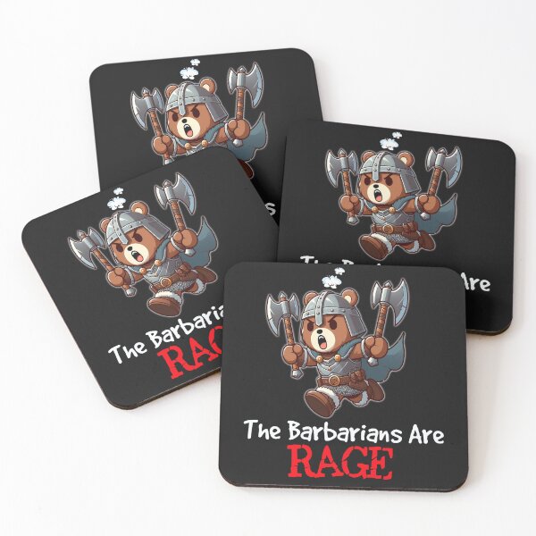 Item preview, The Barbarians Are Rage Cute Kawaii  designed and sold by TeddybearClub.
