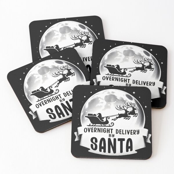 Item preview, overnight delivery by Santa: Santa's Delivery Express designed and sold by NexaArts.