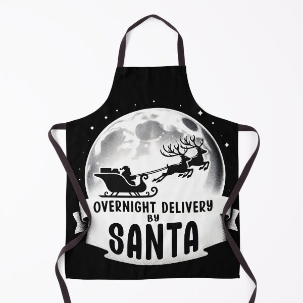 Item preview, overnight delivery by Santa: Santa's Delivery Express designed and sold by NexaArts.